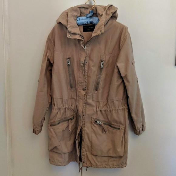 All Saints Skyler Hooded Utility Parka